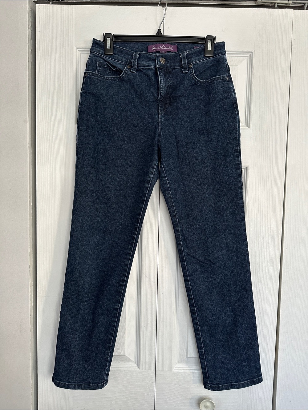 Gloria Vanderbilt Dark Blue Straight Leg Jeans